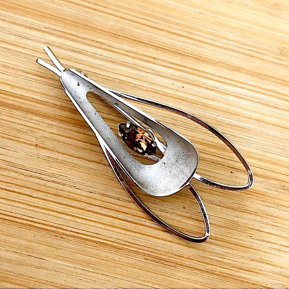 $28  Vintage Designer Estate Brooch  Sterling  Marked dce STERLING - Picture 3 of 6